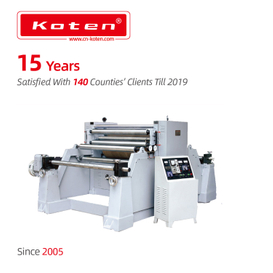 Rollen zum Rollenpapier -Prägenmaschine für Einkaufstaschen.