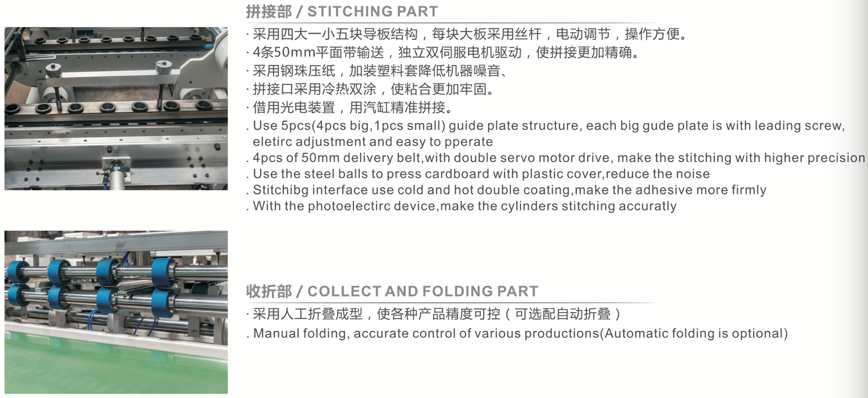 Kartonkasten-Faltklebemaschine