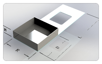 Rigid Boxklebendeklappenformmaschine