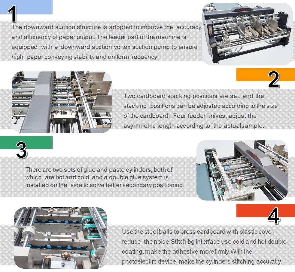 Halbautomatische Hochgeschwindigkeits-AB-Gluer-Maschine (Single)