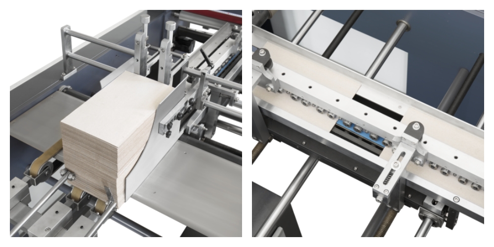 Kartonfaltungsmaschine knacken