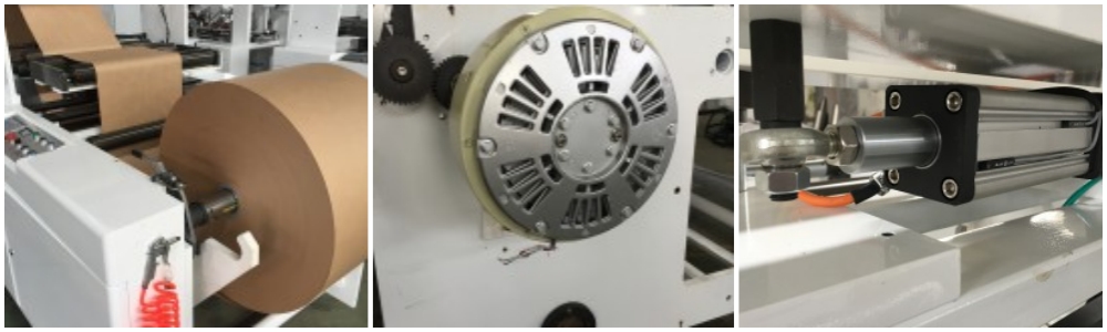 1AUTOMATISCHE Square Bod Paper Bag Making Machine Maschine