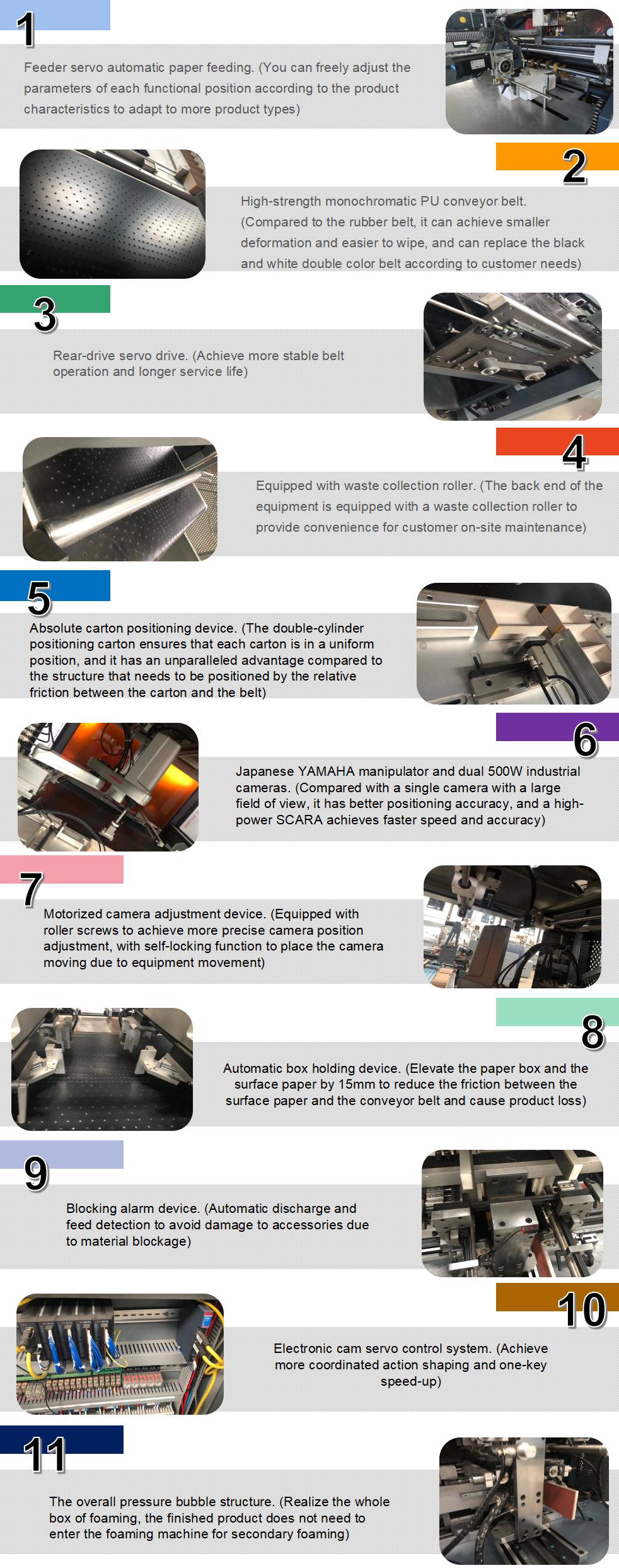 Automatische Klappformmaschine starrer Box -Faltungsmaschine