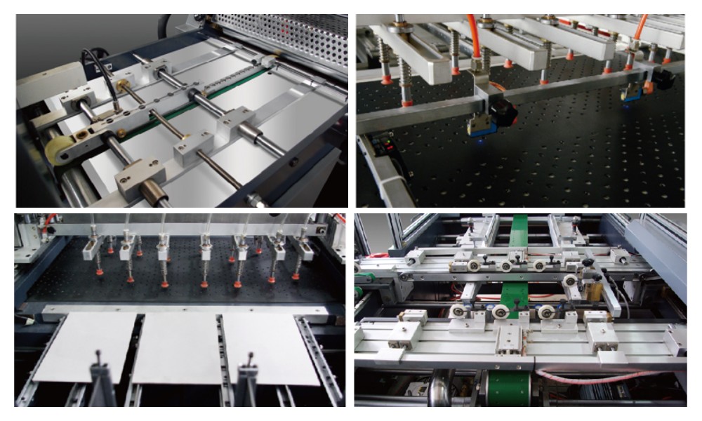 Automatische Abdeckungsmaschine f&uuml;r starre Box