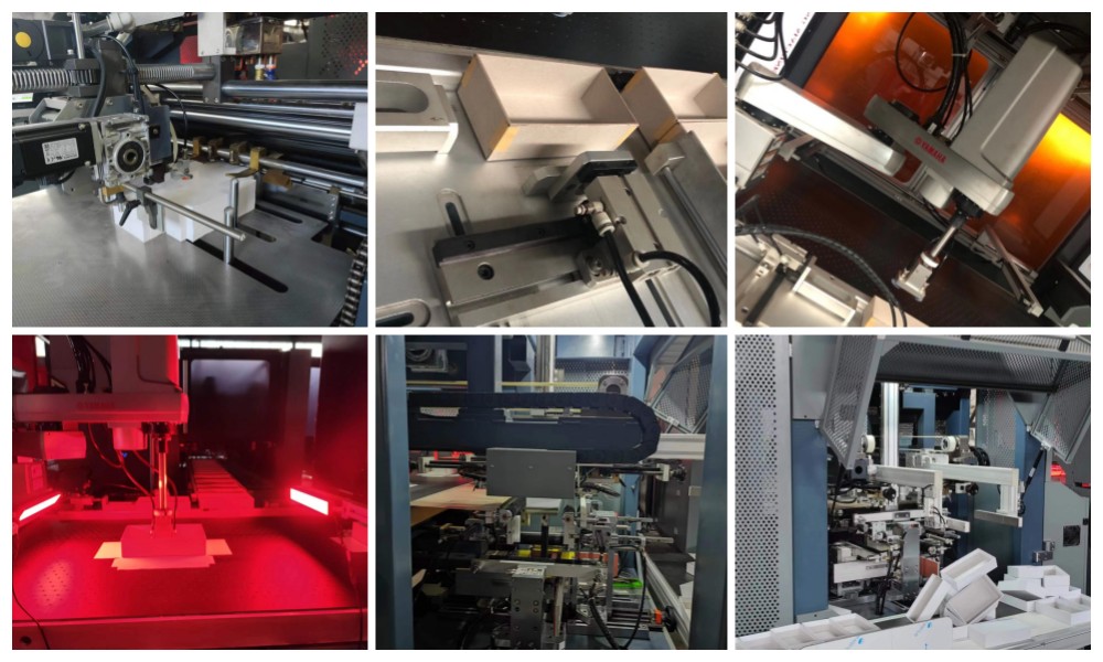 Automatische Klappformmaschine starrer Box -Faltungsmaschine