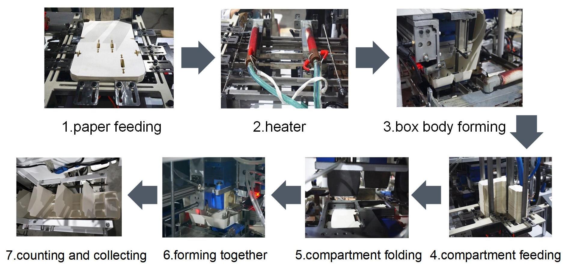 Lunchbox -Formungsmaschine in Fach
