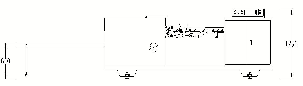 Deck- und Unterbox -Einf&uuml;genmaschine