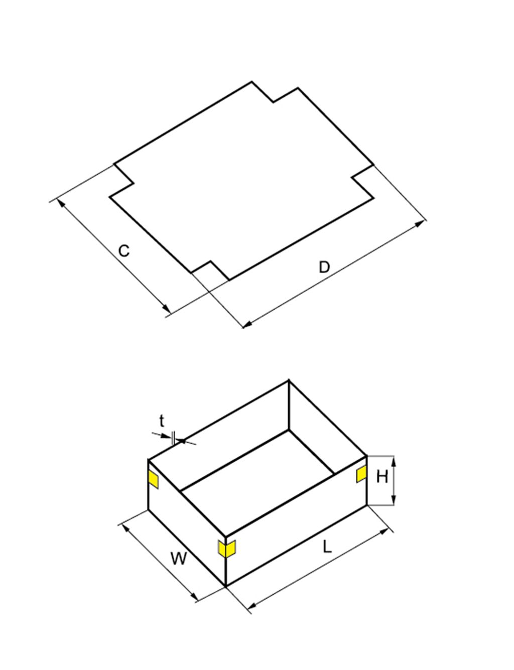 Box -Coner -Einf&uuml;genmaschine